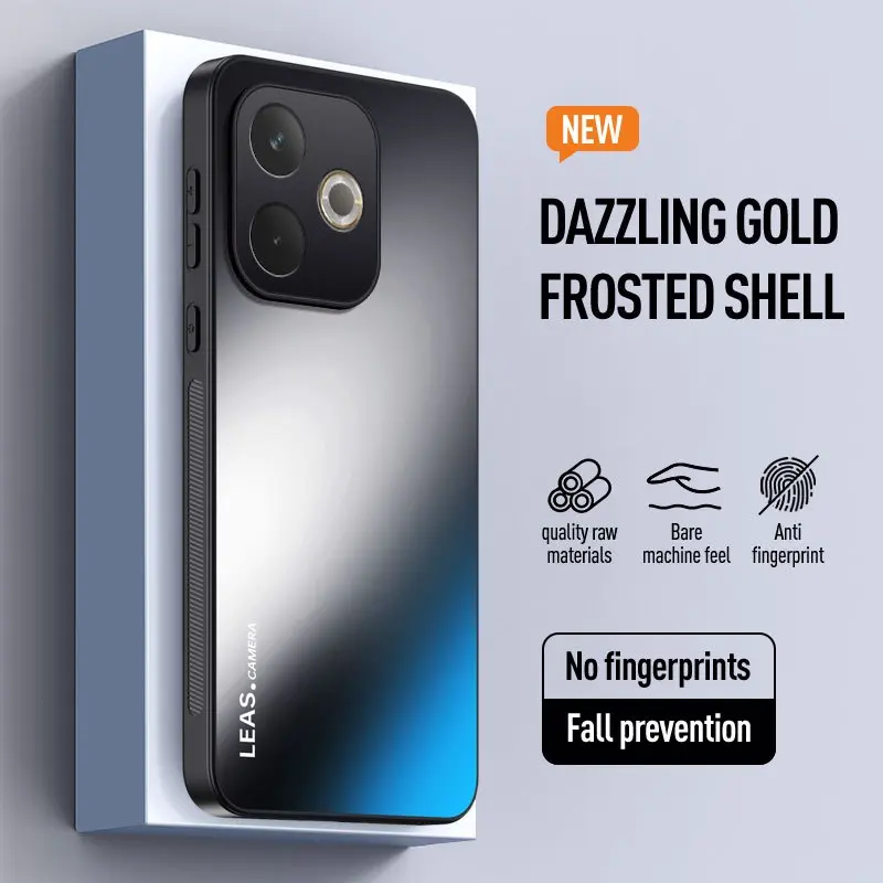 Casing for Oppo A5 Pro 5G A5Pro Global CPH2695 Phone Case AG Frosted Dazzling Color Silicone Protection Hard Shockproof Full Camera Cover Shell Coque P7