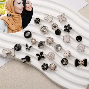 10Pcs/Set Aksesori  Fashion Peniti Anti Terbuka Tanpa Jahit dengan Kait Pinggang yang Dapat Dilepas