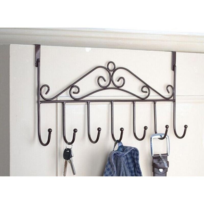 Móc Treo Quần Áo Sau Cửa 7 Chấu Bằng Thép Không Gỉ Gọn Gàng Tiện Dụng
