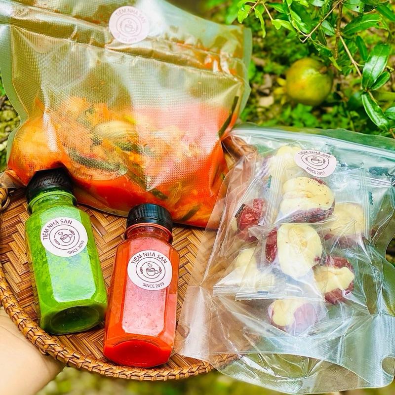 [KÈM SET TÁO KẸP SỮA  +KIMCHI+ ỚT CẤP ĐỘ+ MUỐI ỚT XANH ] COMBO 6 GÓI MÌ CAY TIỆN LỢI VỊ QUÁN ĐỘC QUYỀN NHASAN FOOD 5