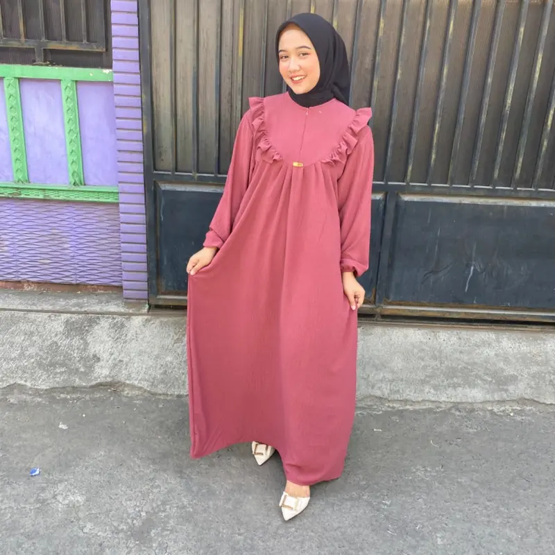 GAMIS SAMIRA TERBARU BAHAN CRINKLE Airflow 1