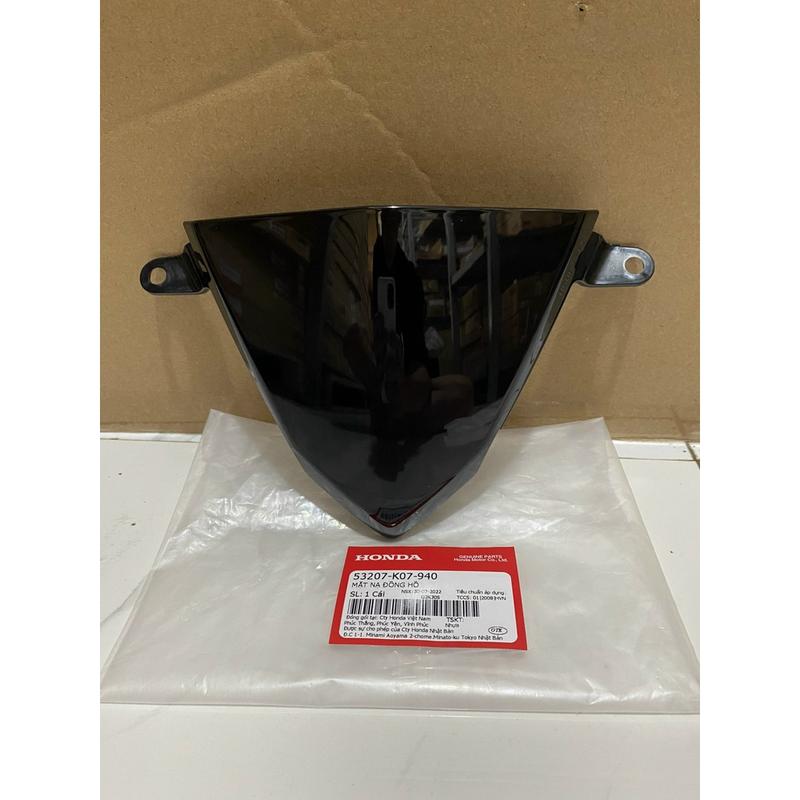 Mặt nạ đồng hồ | tấm chắn đồng hồ môi mè WAVE RSX110 (2012-2013) màu Đen chính hãng Honda (53207-K07-940) 0