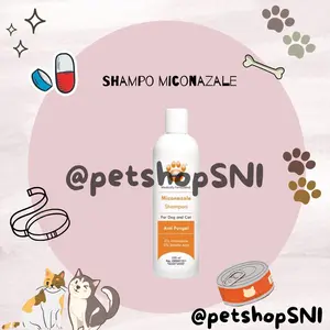 shampo sampo miconazole kucing anjing anti jamur setara sebazole Termurah