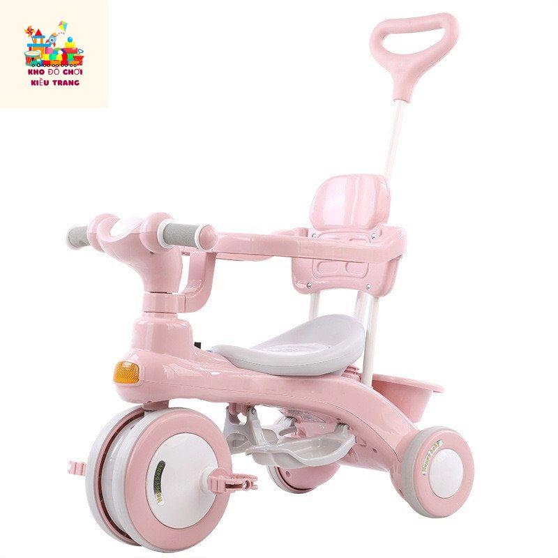 Xe đẩy 3 bánh đa năng kiêm xe đạp cho bé có đèn và nhạc