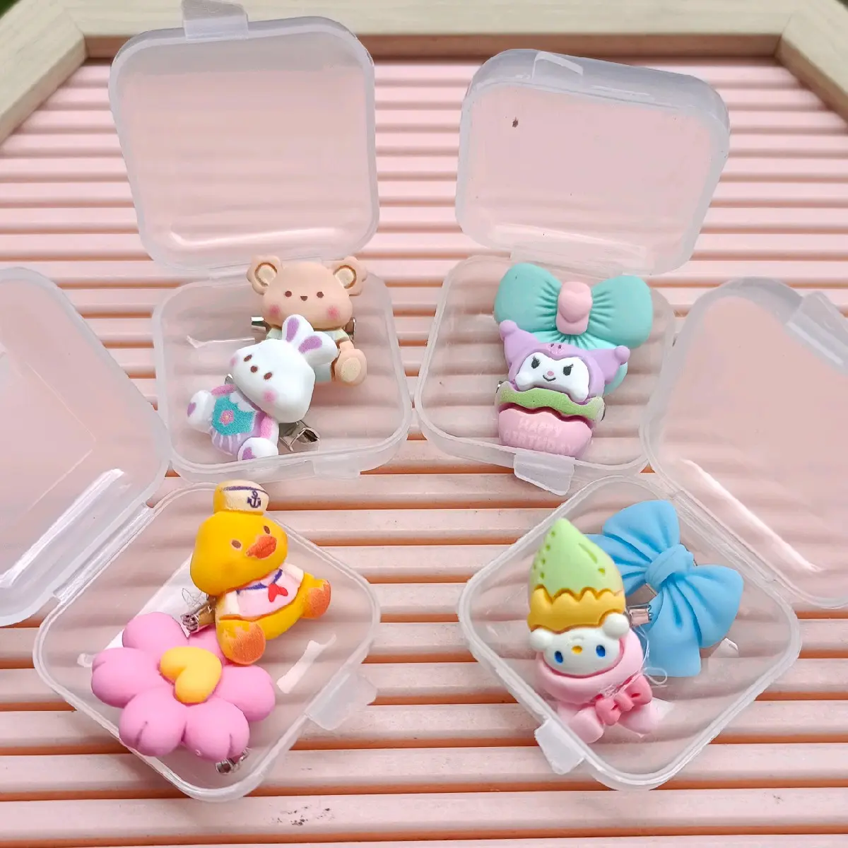 100 pcs bros clay free box Souvenir Clips