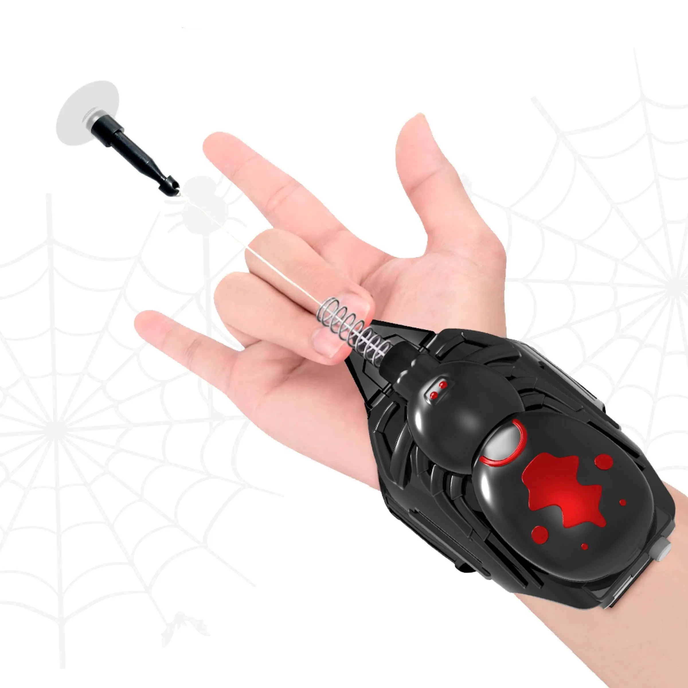 Christmas Spider Web Launcher Toy, 1 Set Spider Web Shooting Toy with Automatic Recycling Design, Role-play Stuff for Birthday Gifts, Christmas Gift, Stocking Filler