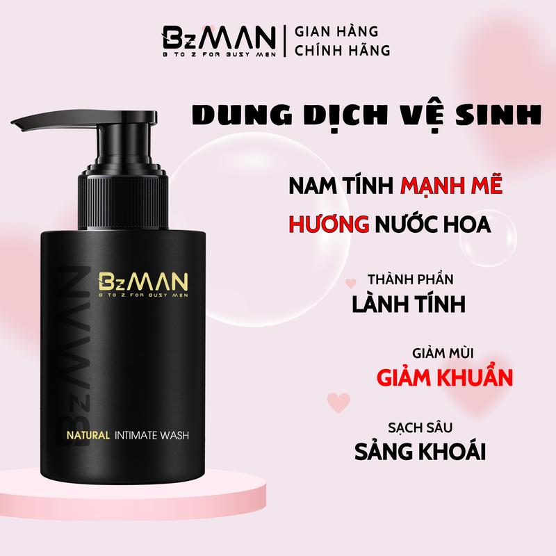  Dung Dịch Vệ Sinh Nam Giới Hương Nước Hoa Cao Cấp Dạng Gel BzMan 100ml dung dich vesinh ddvsnam 