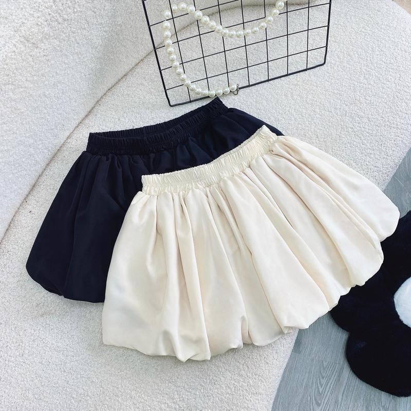 Chân váy bí bigsize vải lụa chéo trơn  mềm mại bồng xinh dành cho nữ chubby (50-100kg) CV413