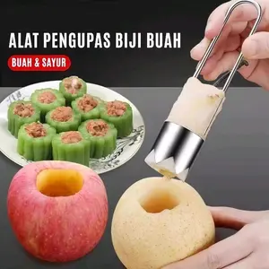 Alat Pengupas Biji Buah Sayur / Alat Pencabut Inti Biji Serbaguna / Seed Cutter Core Remover R062