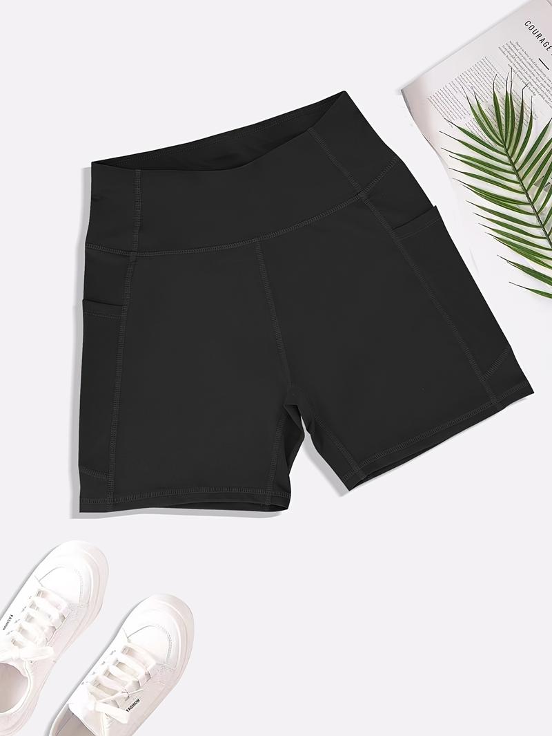 Product Introduction of Sports Casual Three-Quarter Length Shorts Butt-Lifting Yoga Shorts with Pockets 9