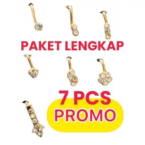 PIN HIDUNG PAKET LENGKAP DAPAT 7 PCS SEMUA MODEL