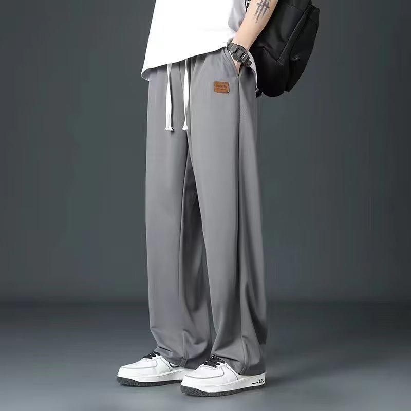 Product Introduction of Chotoya men's trouser Korean baggy pants Taslan casual pants for men Menswear Lingerie Pocket Beige Plain Tropical 8