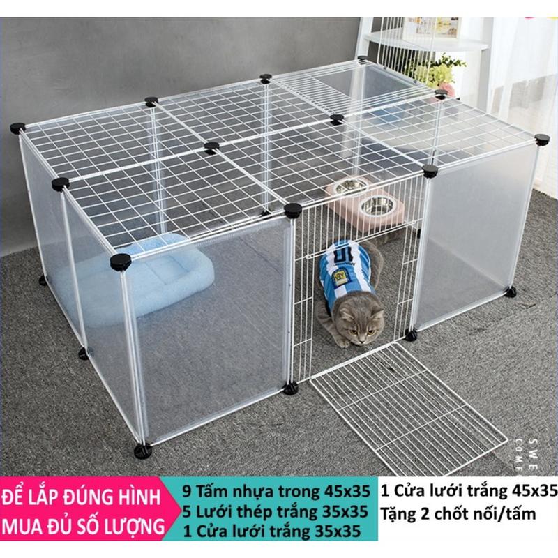Cửa Lưới Chuồng Quây Chó, Mèo, Chuột, Thỏ (Bán Theo Tấm, Tặng 2 Chốt/Tấm) 4
