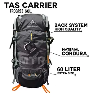 TAS CARRIER 60 Ltr Uniseks//TAS CARRIER 60 LTR//TAS CARRIER MURAH-MERIAH Uniseks
