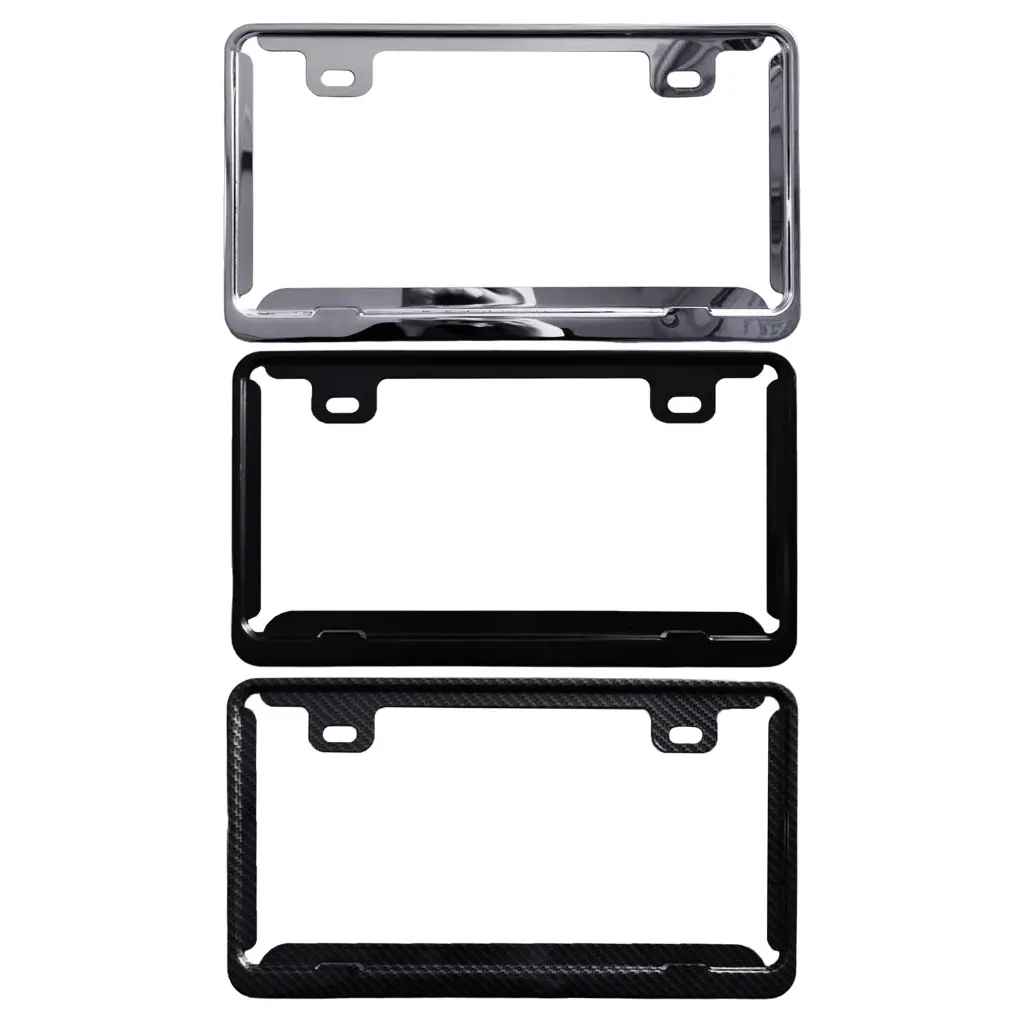 License Plate Frame Stainless Steel Car License Plate Cover CarAccessory for Japanese Standard License Plate