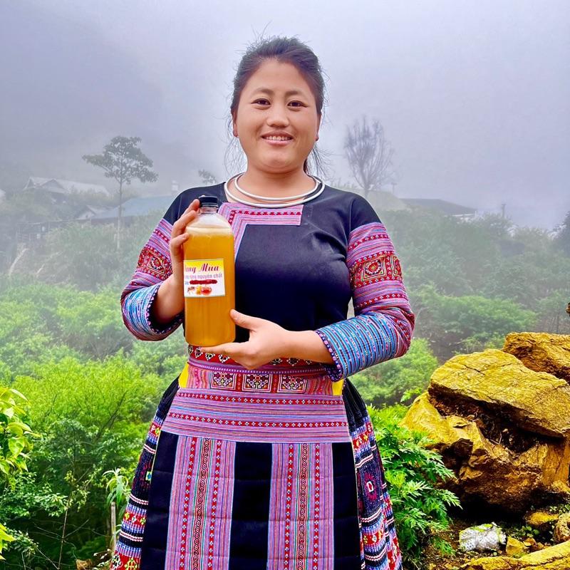 Mật Ong Khoái Rừng Nguyên Chất 1 lít