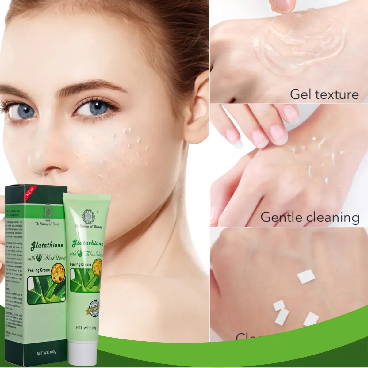 Glutathione with Aloe Vera Peeling Cream The History of Beauty Cleanses Dirt and Other Skin Impurities - TikTok Shop Philippines Glutathione with Aloe Vera Peeling Cream The History of Beauty Cleanses Dirt and Other Skin Impurities - TikTok Shop Philippines