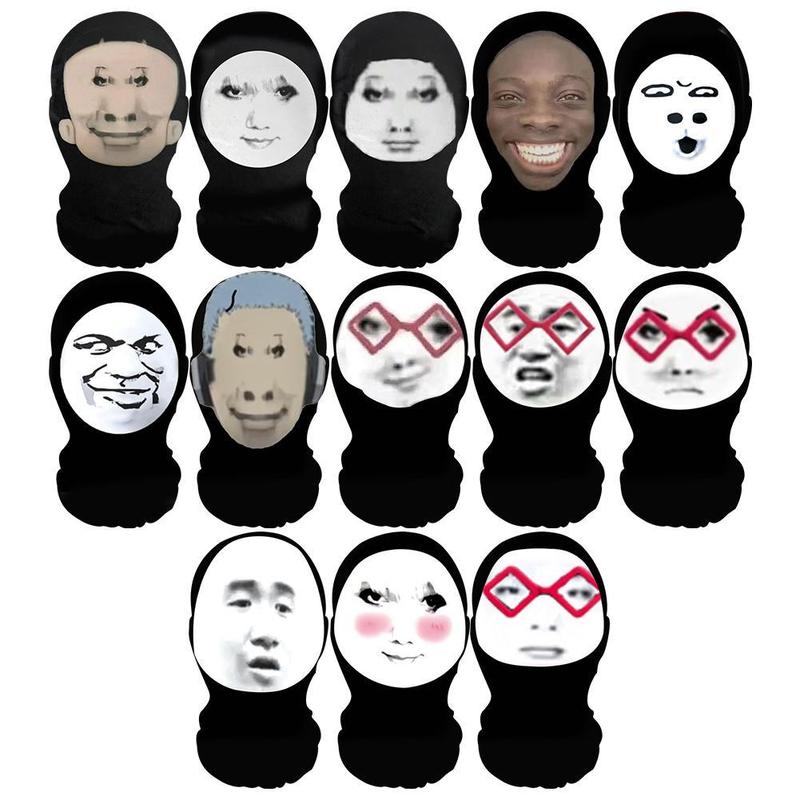 Product Introduction of Mặt Nạ Balaclava 3D Vui Nhộn Thiết Kế Liền Mạch Mặt Nạ Hóa Trang Rồng In Hình Đầu Mũ Đội Đầu Tất Cả E2I2 33