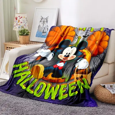 Disney Mickey Mouse Fall hotsell Thanksgiving Pumpkin Blanket