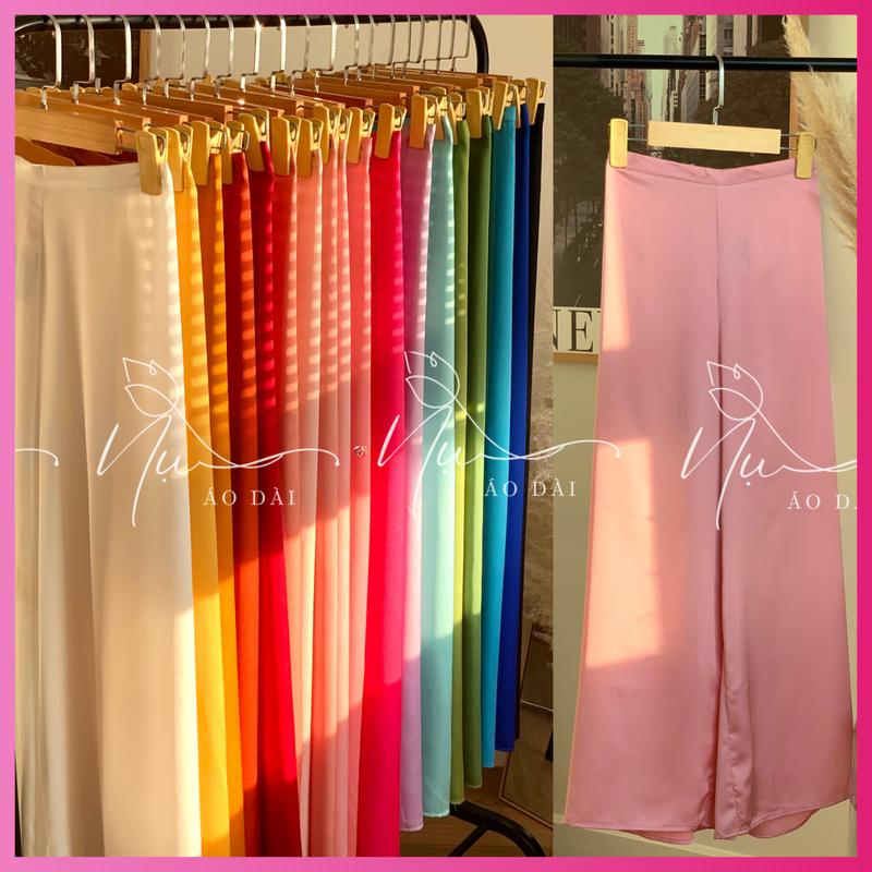 Quần áo dài nữ quần áo dài nữ truyền thống chất phi bóng mềm mại may sẵn nhiều màu đẹp và rẻ Women Dress