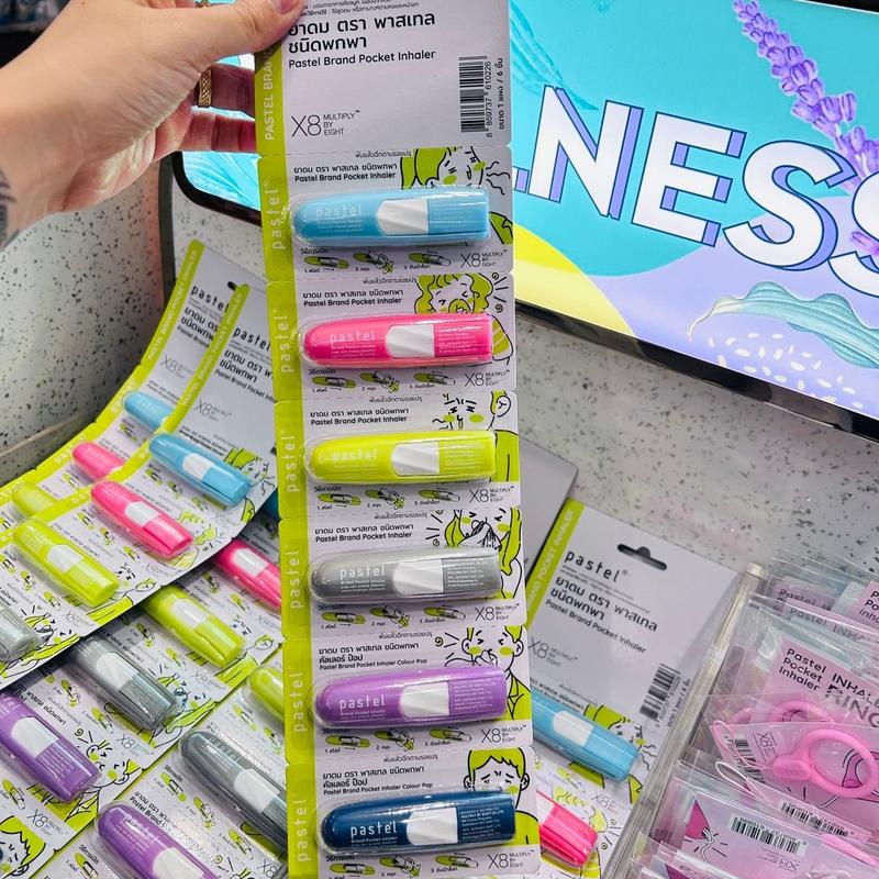 Set 1 dây ống hít thông mũi Pastel OffGun GMM tinh dầu hương hoa cực thơm