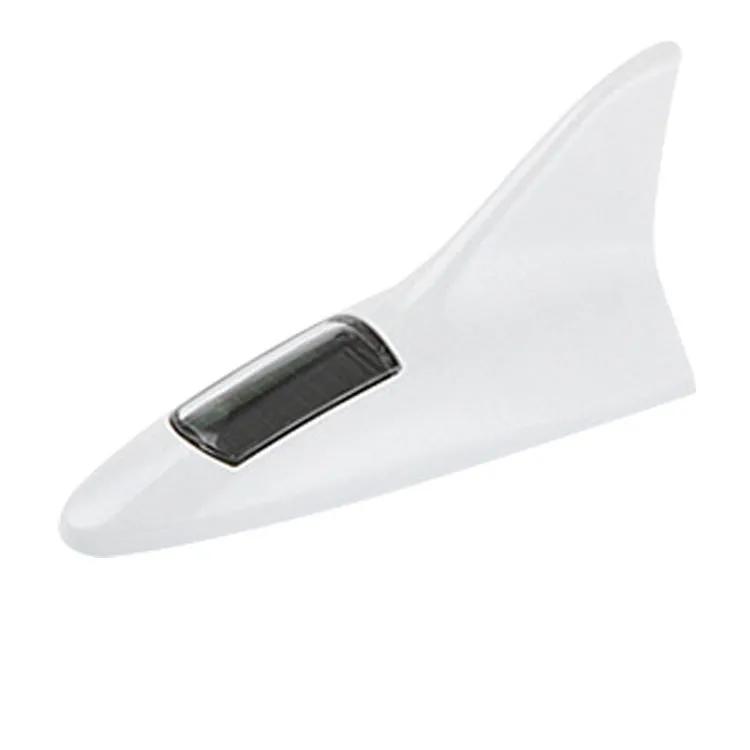 Product Introduction of Solar Power Shark Fin Warning Light Car Roof Antenna Decoration Night Anti-collision Flashing Lamp Car Accessories 21