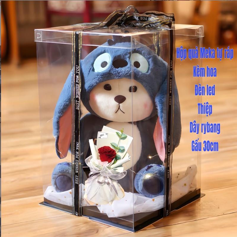 Hộp quà tặng gấu bông lena size 30cm dành tặng bạn gái sinh nhật valentine Thú Bông Thú Nhồi Bông Toy Đồ Chơi Teddy