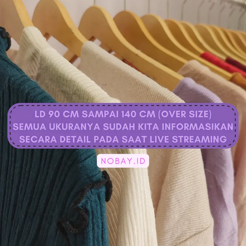RAJUT NOBAY.ID 0 (baju knitwear wanita  atasan  top  panjang  oversize  kancing  hitam  pendek) cardigan  crop top 1