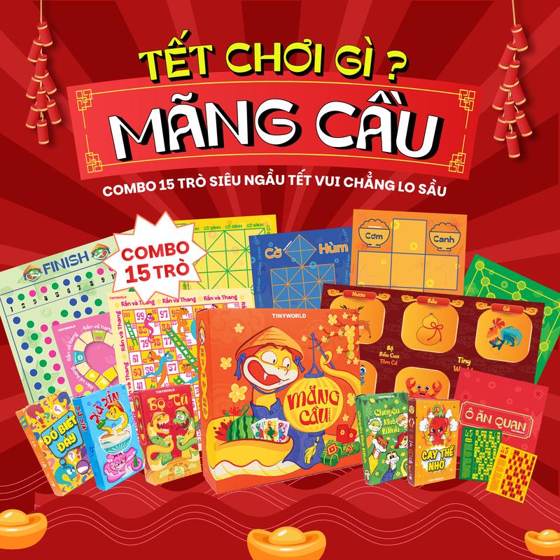 Combo Mãng Cầu Boardgame Tết 2025 – Bộ sưu tập trò chơi ngày Tết kết nối yêu thương cho cả gia đình.