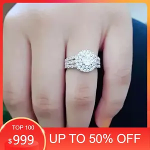 harga promo PERHIASAN WANITA CINCIN TITANIUM SILVER FULL PERMATA CANTIK TERBARU ANTI LUNTUR/KARAT
