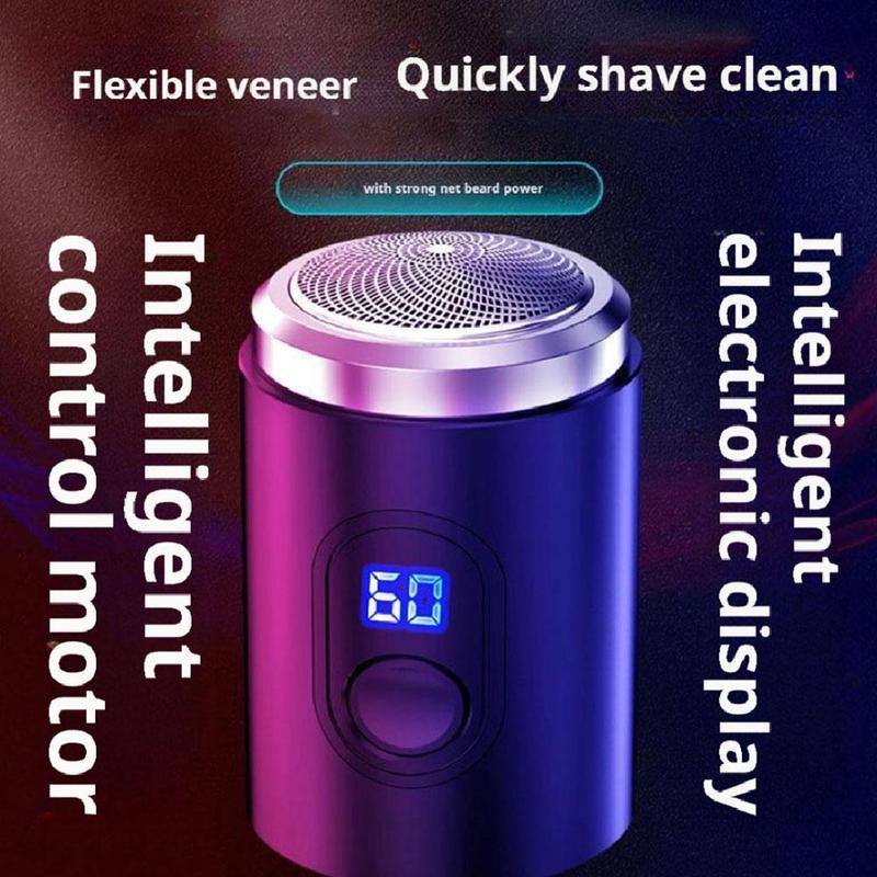Digital Power Display Mini Razor Car Travel Razor Portable Men's Razor 3