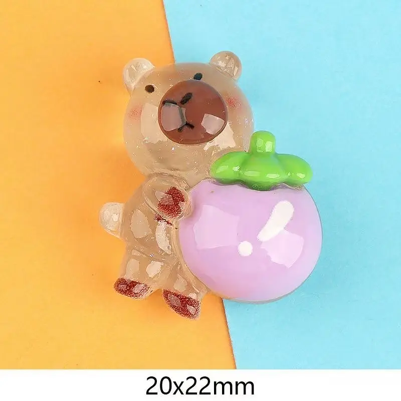 Combo 100 túi mù Capypara nâu. Dạ quang phát sáng trong bóng tối. Size 2 - 3 cm . Mô hình đồ chơi, Trang Trí, decor phòng, Phong Cảnh DIY Phụ Kiện túi mù Đồ Chơi Toy tui mup 4