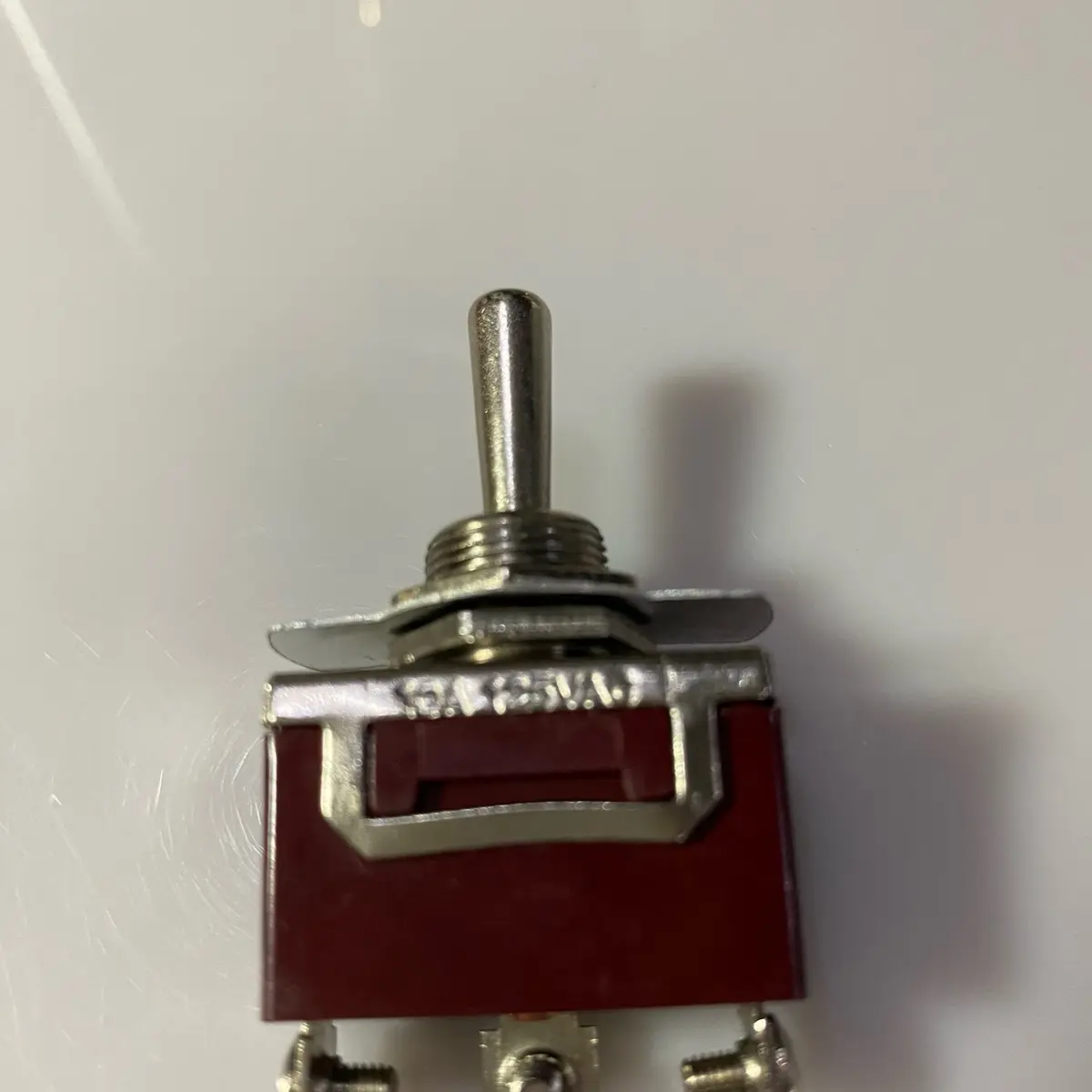 CÔNG TẮC GẠT INOX NÂU LỚN 3 CHÂN 2 CHẾ ĐỘ