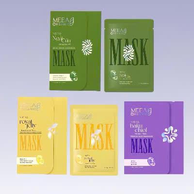 HỘP 5 MIẾNG MẶT NẠ MASK THẠCH TƯƠI COLLAGEN THỰC VẬT MEEA 3 MEEA Êm dịu Dưỡng Ẩm Da Skincare