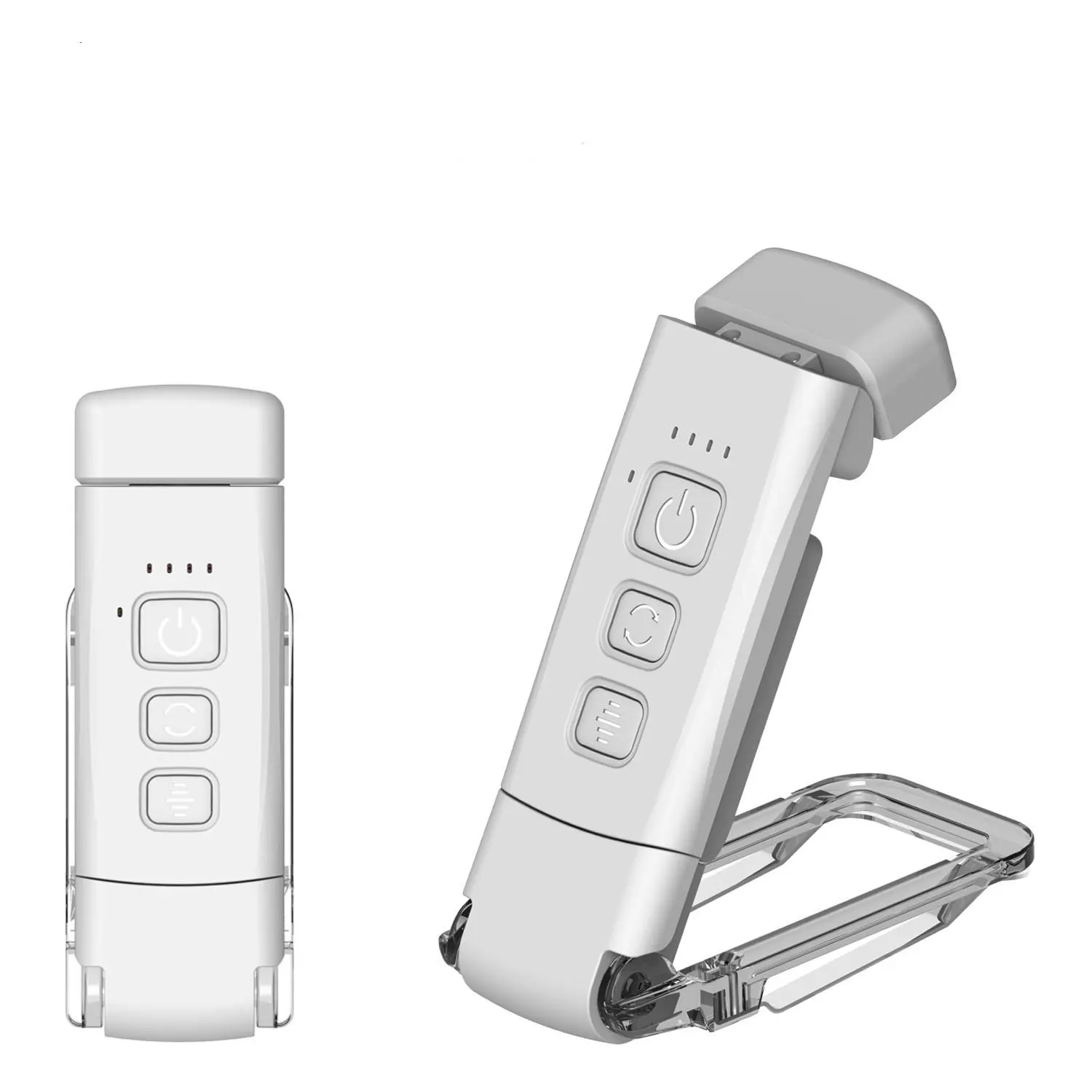 USB Rechargeable Book Light, Portable Clip-on LED Reading Light, 3 Colors & 5 Brightness Dimmable Light for Reading in Bed