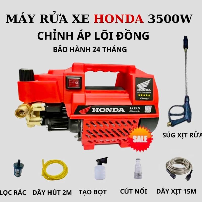 Máy rửa xe HonDa công xuất 3500w, lõi đồng, bảo hành 24 tháng(miễn ship)