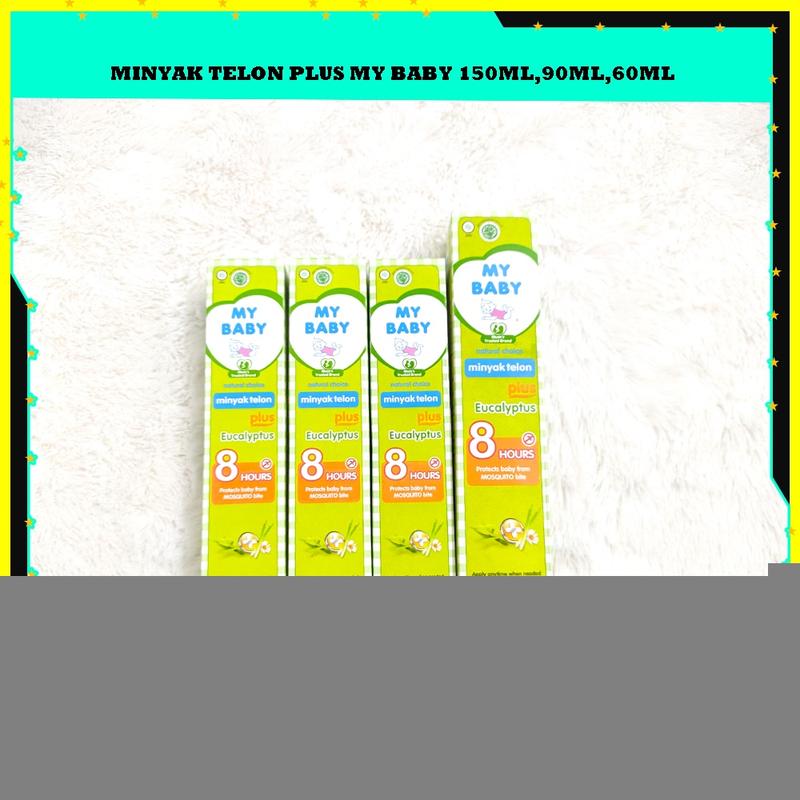 MY BABY Minyak Telon Plus Anti Nyamuk Perlindungan Selama 8 jam Longer Protection 60/90/150ml Bunda Menghangatkan 4