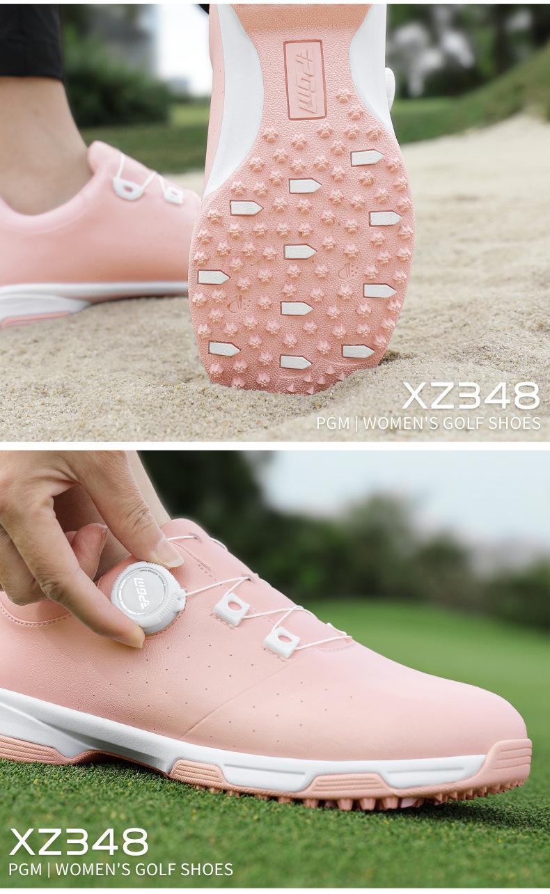 Product Introduction of [PGM] Golf Shoe Women's Summer Waterproof Microfiber Shoes Non-Slip Spike Bottom Sports Golf Women's Shoes Xz348 16