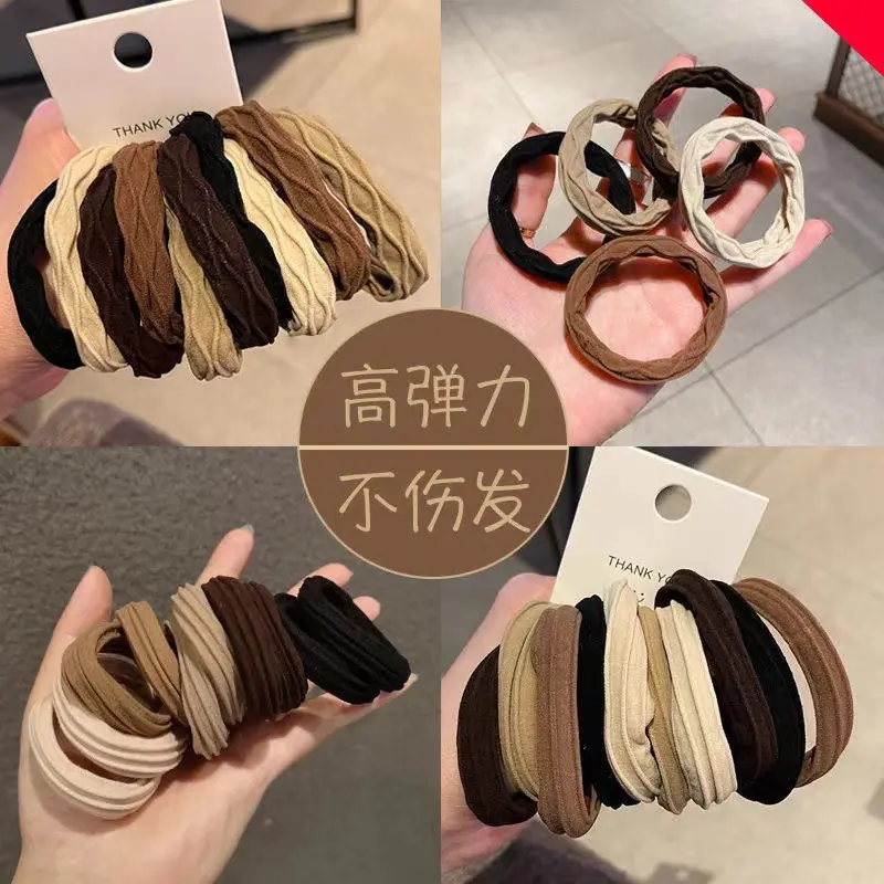Dây Buộc Tóc, Thời Trang, Độ Đàn Hồi Cao, Bền, Dành Cho Nữ, Dây Buộc Tóc Liền Mạch, Dày Và Bền, Dây Buộc Tóc, Phụ Kiện Tóc