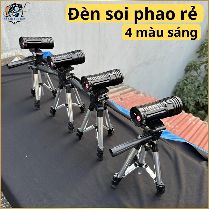 Đèn soi phao Câu Cá Siêu Sáng 4 Màu Vàng Trắng xanh tím kháng Nước fishing