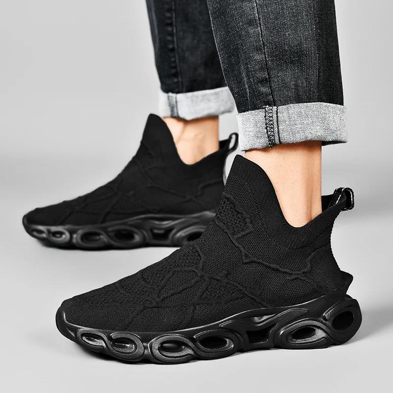 Custom Blade Sole Super SoftCasual Sock Sneakers Blank Mesh Hoogte Toenemende Sport Wandelen Hardloopschoenen voor Heren Trainers Schoenen Sportschoenen Hardloper_voghion.com