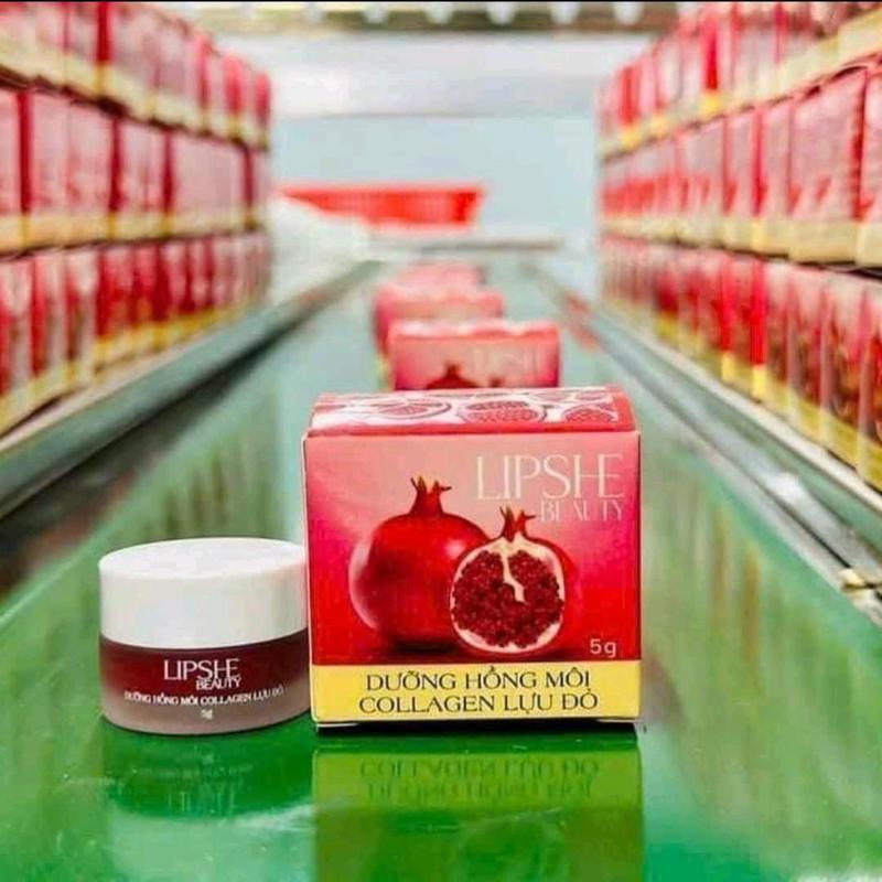 [TẶNG 1 MẶT NẠ] SON  DƯỠNG HỒNG MÔI COLAGEN LIPSHE BEAUTY NAM NỮ DÙNG ĐƯỢC Collagen Skincare Son Môi Cosmetic 1