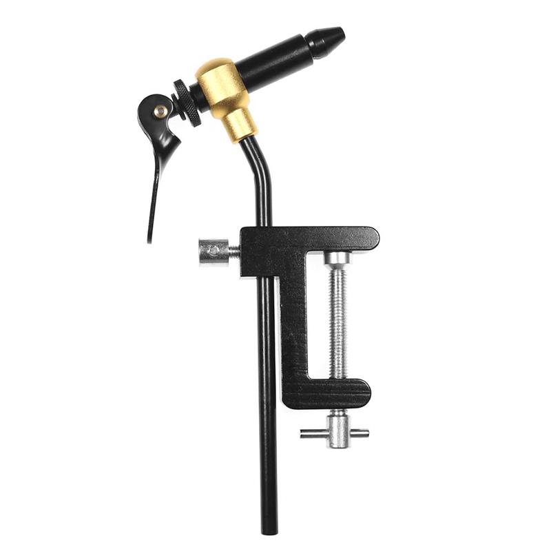 6pcs Fly Tying Tools Combo Kit Fly Tying Vise Bobbin Holder Threader Needle Whip Finisher Scissors 8