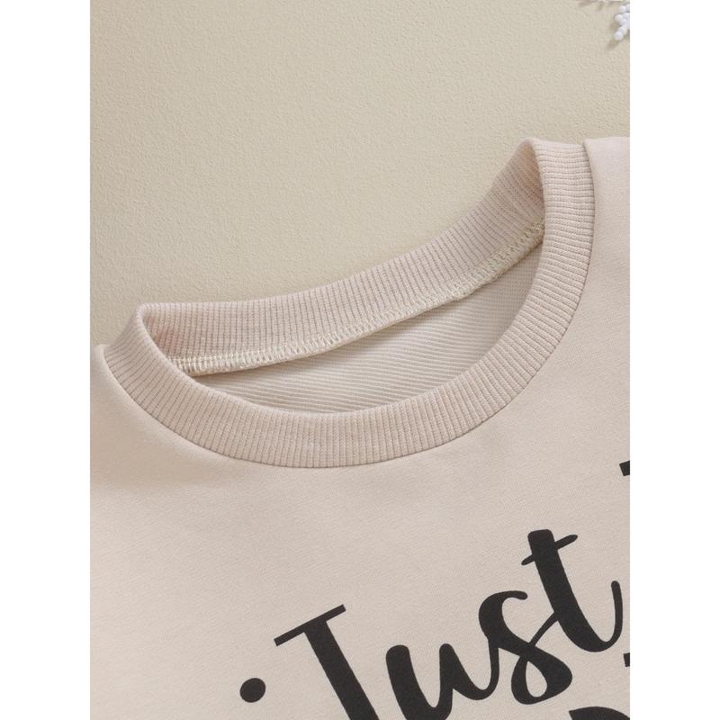 Toddler Girl Christmas Sweatshirts Long Sleeve Letter Pullover Tops 3