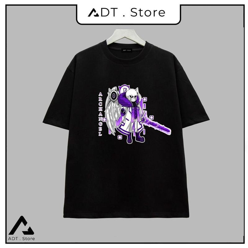 BST Áo thun Game Sans - Undertale Mới - Sans 404 - Sans 505 - Sans 606 áo thun đen in hình có size Trẻ em 6