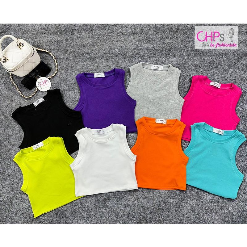 áo croptop sát nách Ôm Body cho bé gái