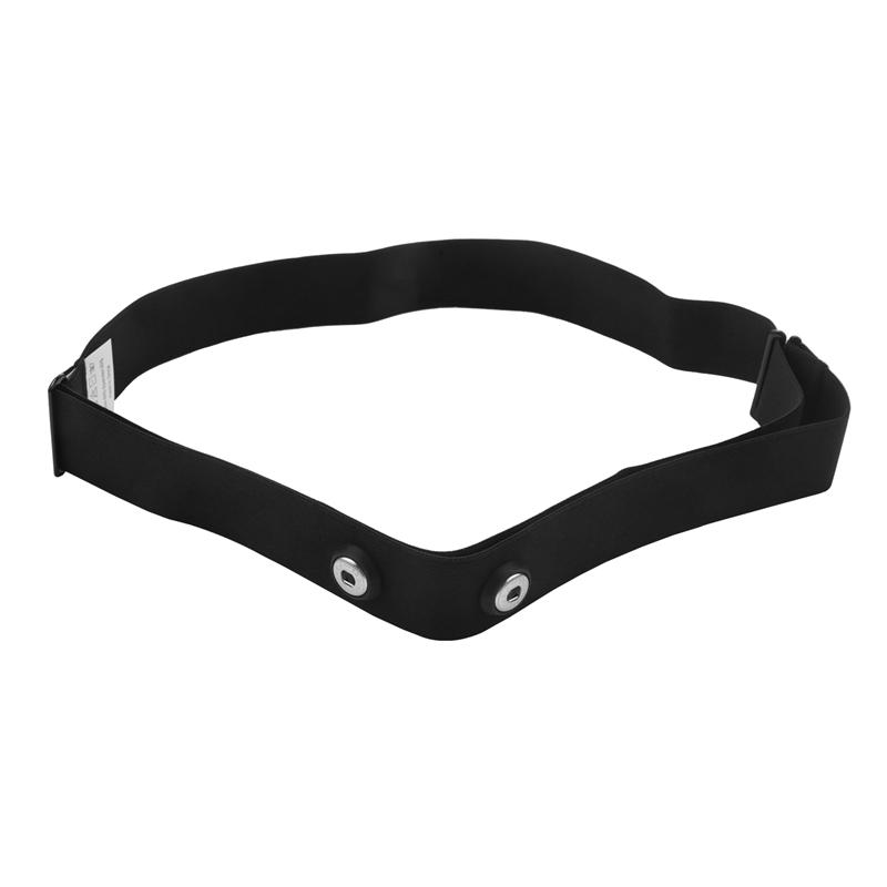Dây Đeo Thắt Lưng Ngực, Cho Đồng Hồ Theo Dõi Nhịp Tim Không Dây Polar Wahoo Và Garmin, Màu Đen, Thích Hợp Cho Các Môn Thể Thao