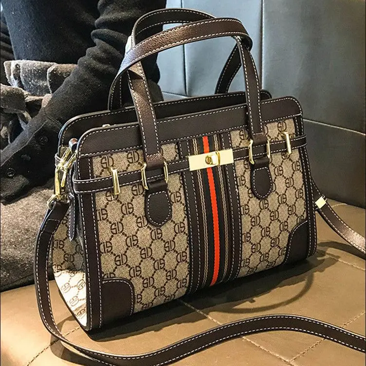 Bag 2025 New Birkin Bag Korean Style Versatile Messenger Bag Shoulder Bag Elegant Handbag Large Capacity Fashion Bag