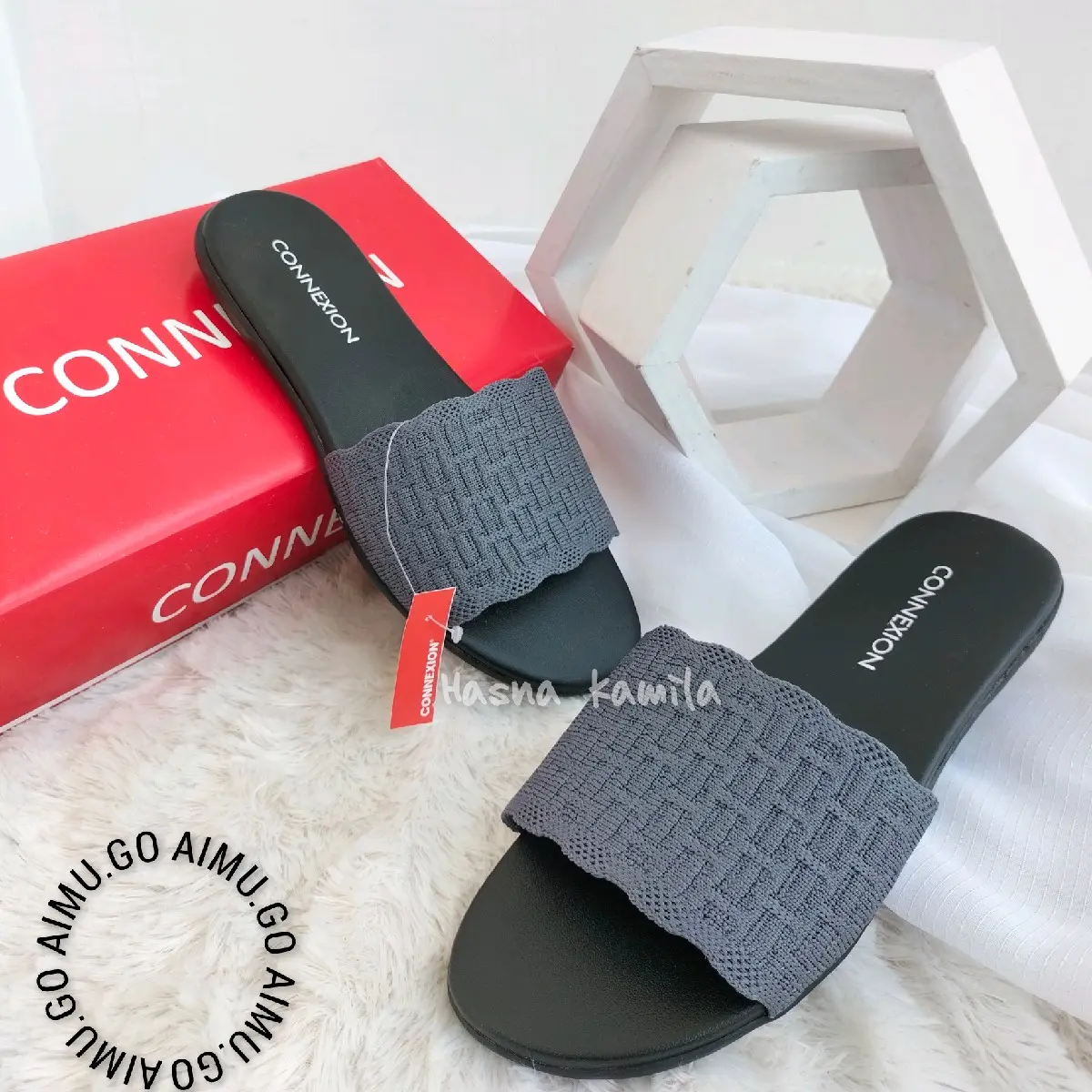 sandal rajut wanita SELOP Flat Sendal