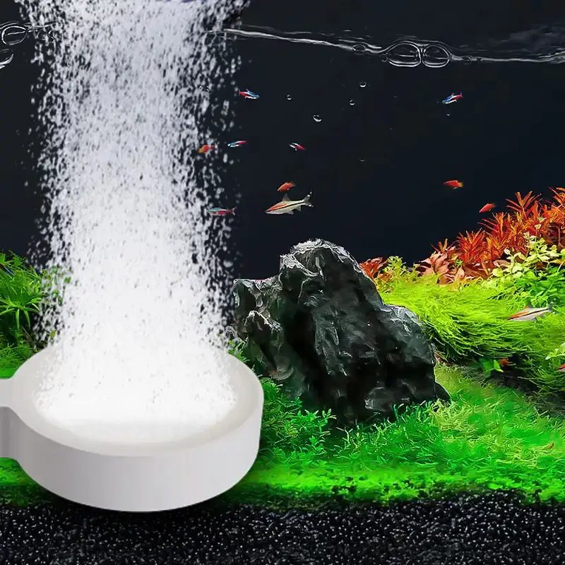 Batu Aerasi Batu Aerator Aquarium Air Stone Nano Bubble Bulat Batu Gelembung Oksigen 2